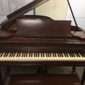 Used Grand Piano Chickering Brown Dark Walnut Wood Bonita Springs Naples Fort Myers