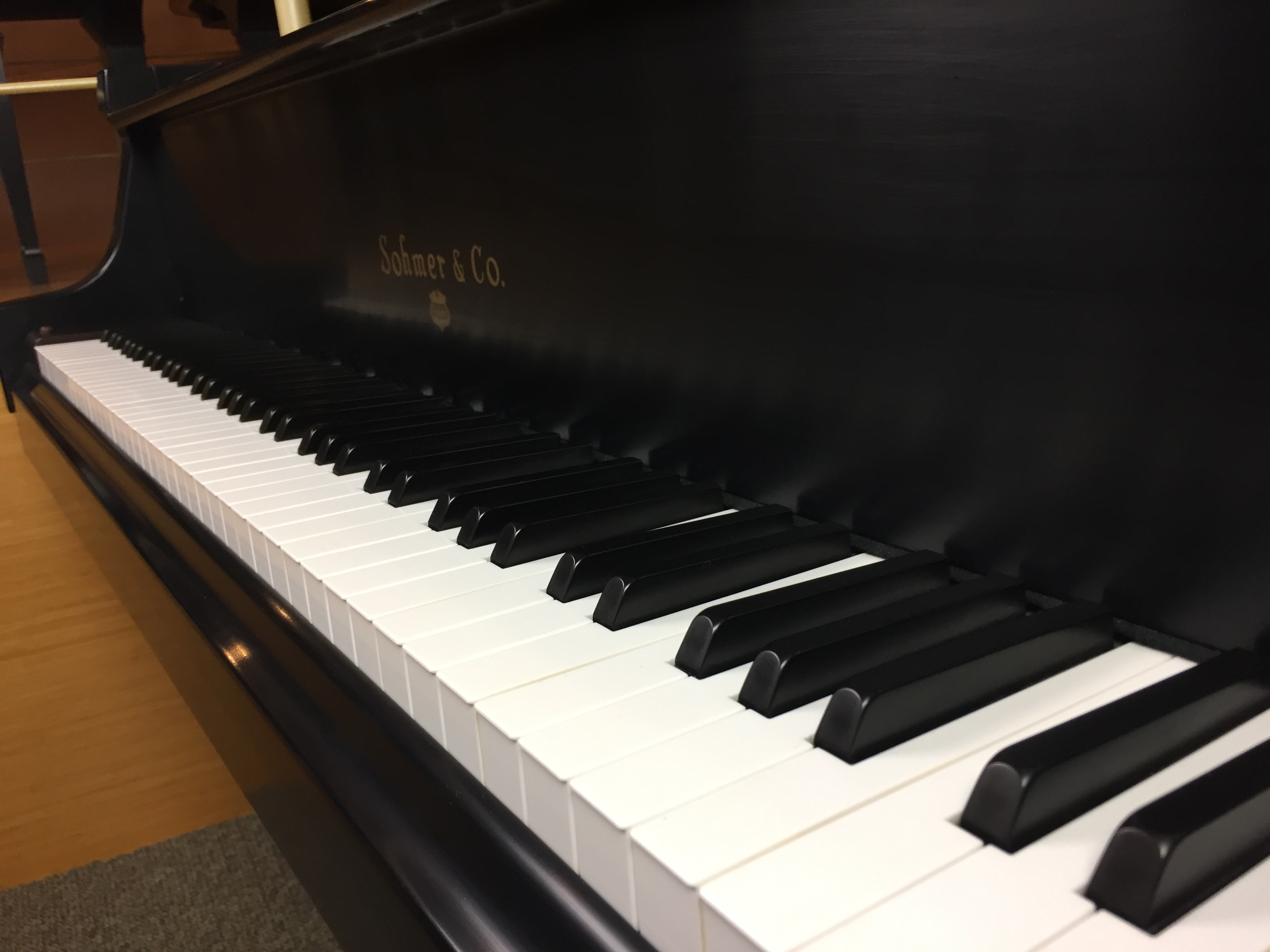 Used Grand Piano Sohmar Black Ebony Satin Naples Bonita Springs Fort Myers