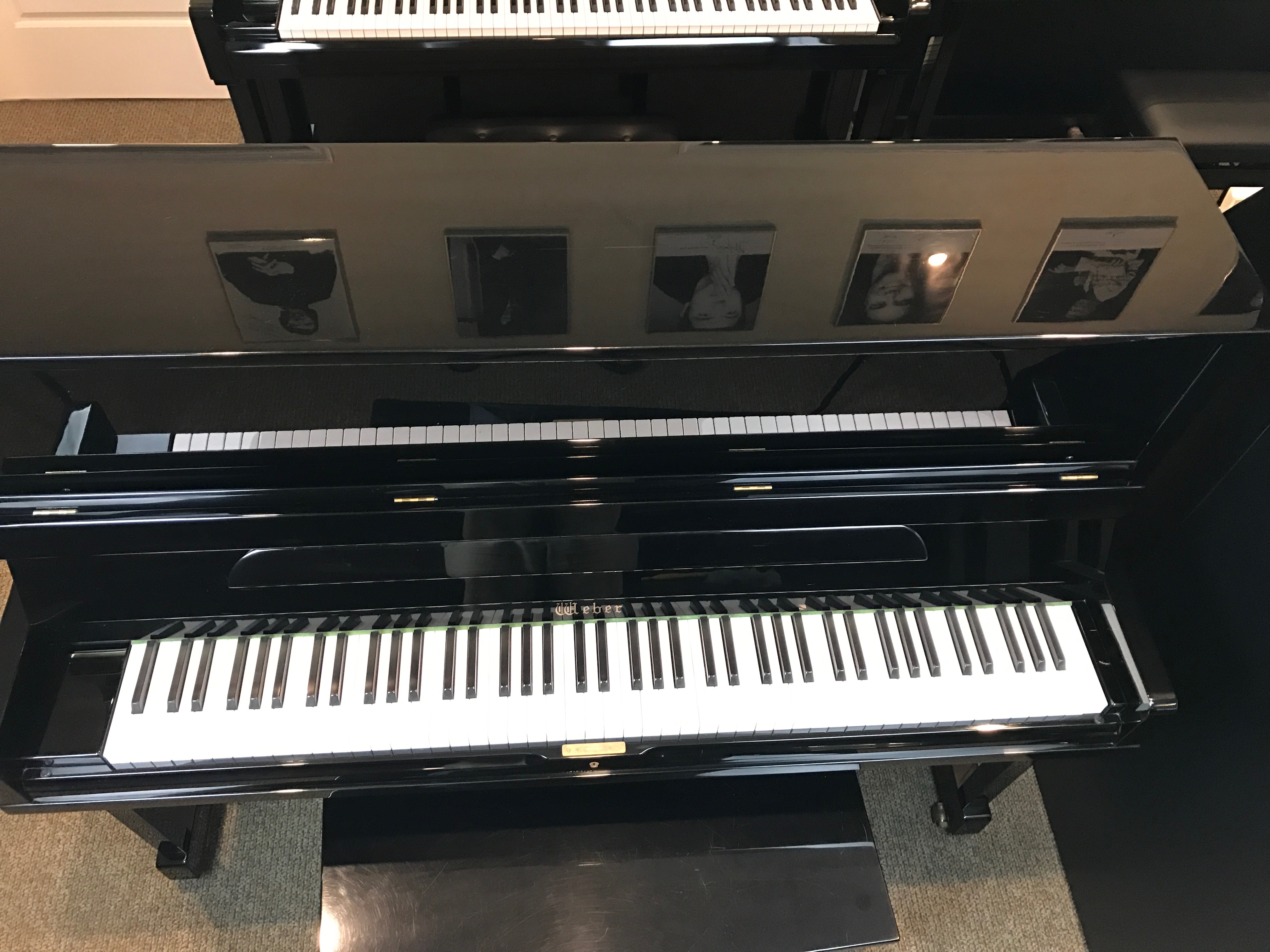 Used Upright Piano Weber Black Console Bonita Springs Naples Fort Myers