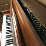 Used Yamaha Upright Piano Walnut Wood Finish Bonita Springs Naples Fort Myers