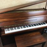 Used Yamaha Upright Piano Walnut Wood Finish Bonita Springs Naples Fort Myers