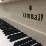 kimball beach white used baby grand